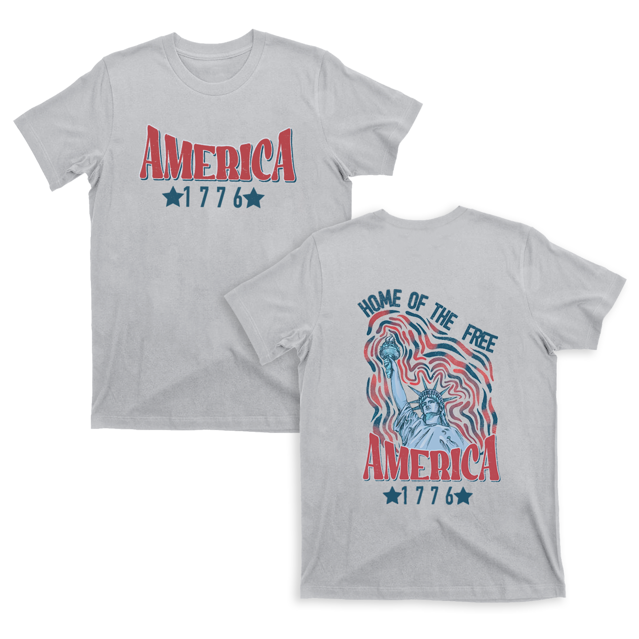 1776,Home Of The Free T-Shirts