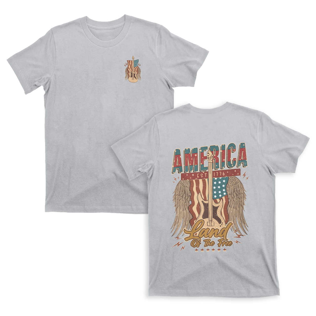 4th of July,Land Of The Free T-Shirts