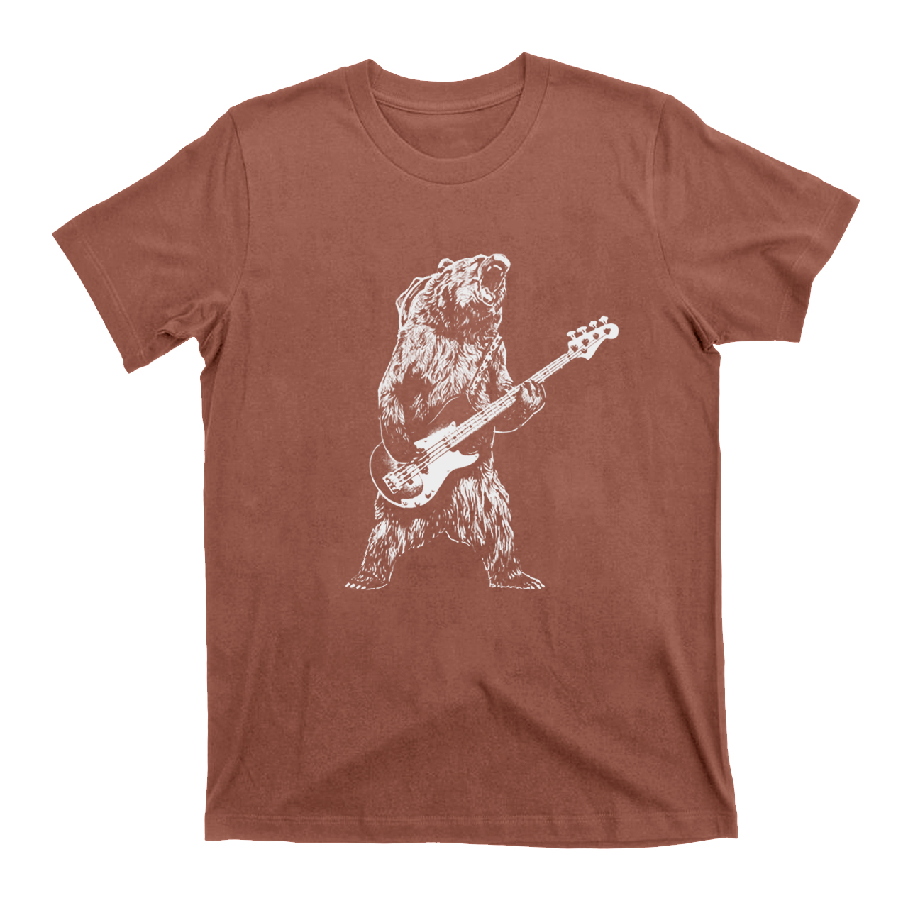 Bear Playing Bass Guitar T-Shirts