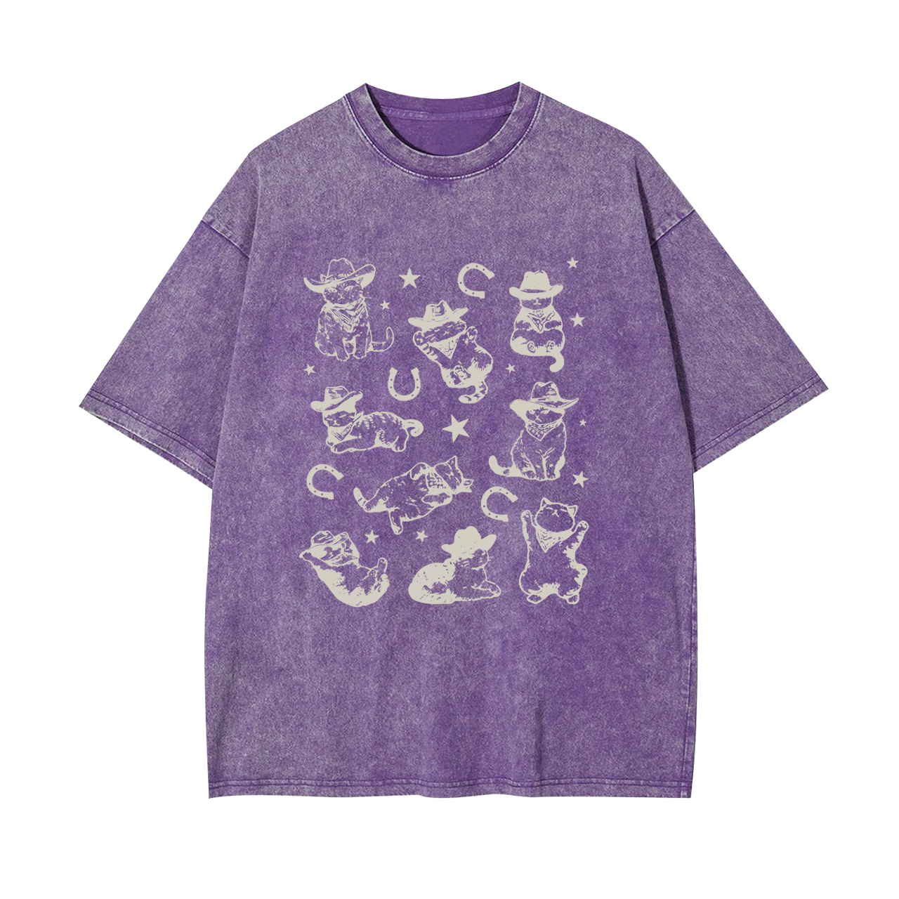Cowboy Cats And Kittens Garment-dye Tees
