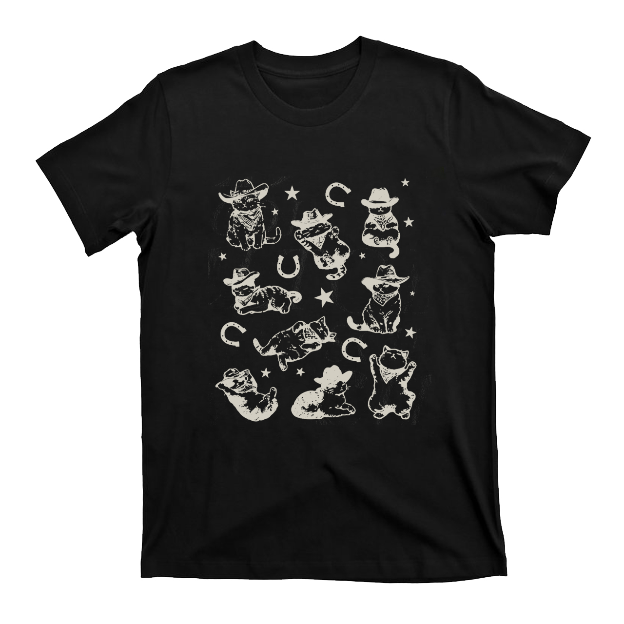 Cowboy Cats And Kittens T-Shirts
