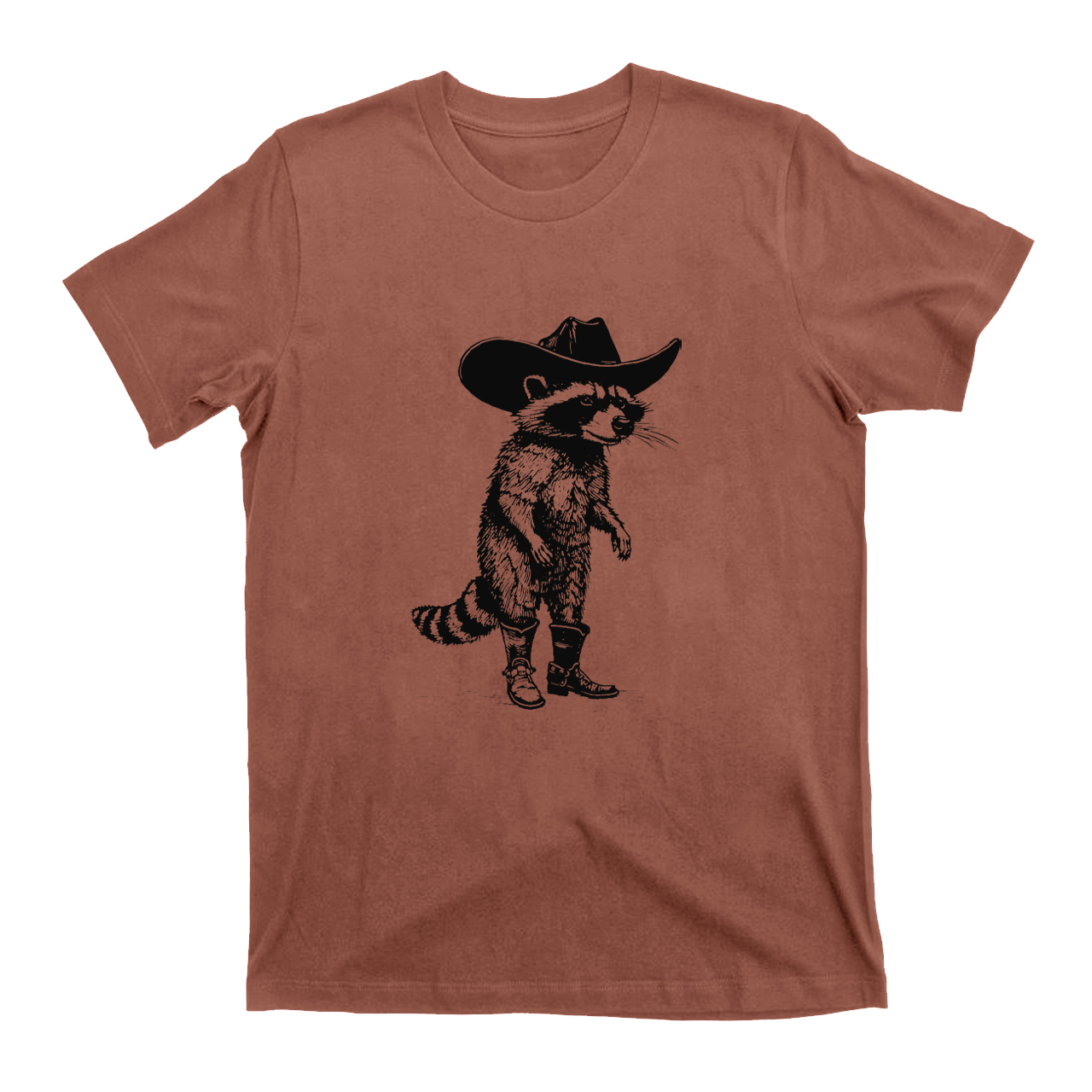 Vintage Cowboy Racoon Retro 90s T-Shirts