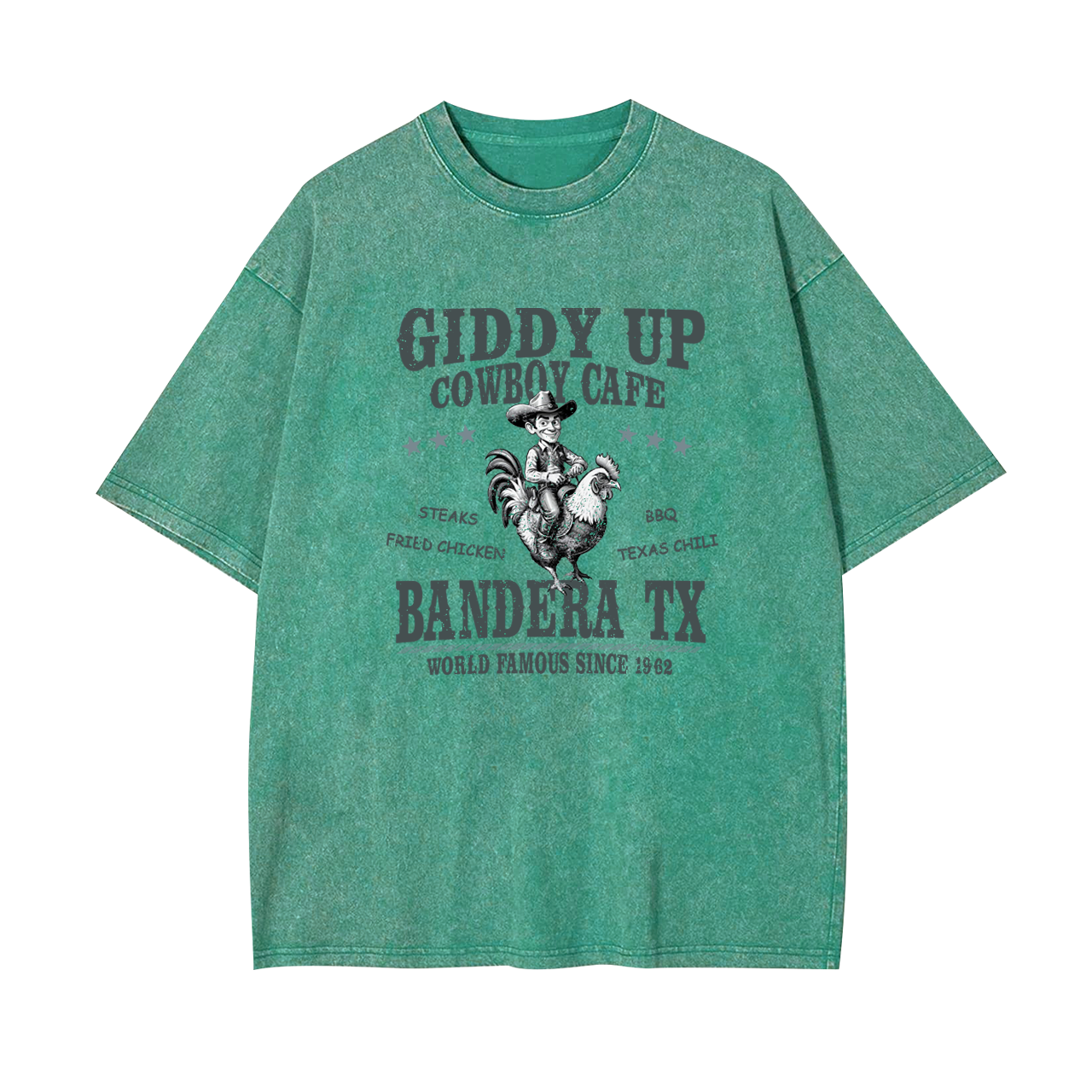 Giddy Up Cowboy Cafe Garment-dye Tees