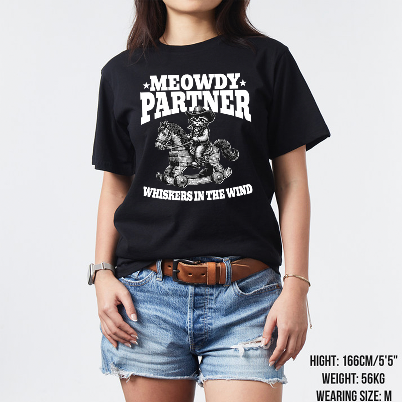 Meowdy Partner Cowboy Cat T-Shirts