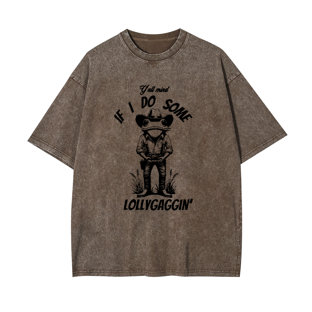 Hey, Cowboy Frog Garment-dye Tees
