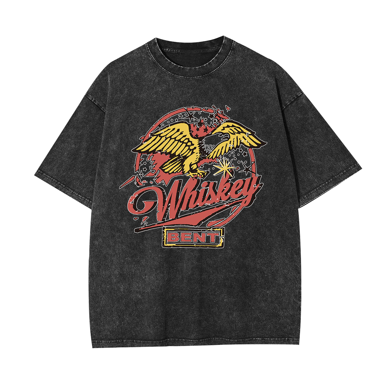 Whiskey Bent 70's Throwback Garment-dye Tees