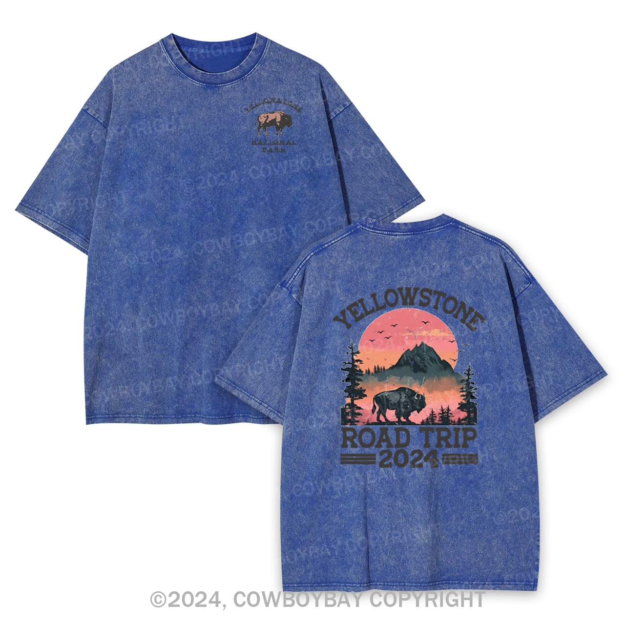 Family Road Trip Garment-dye Tees