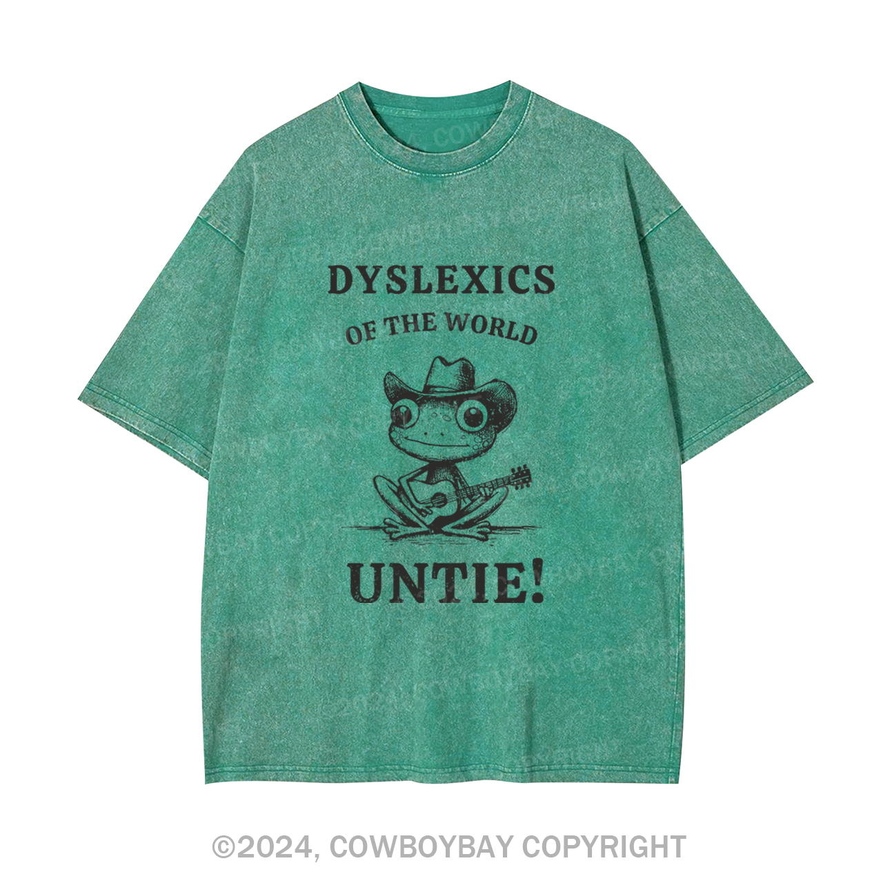 Dyslexics Of The World Untie Garment-dye Tees