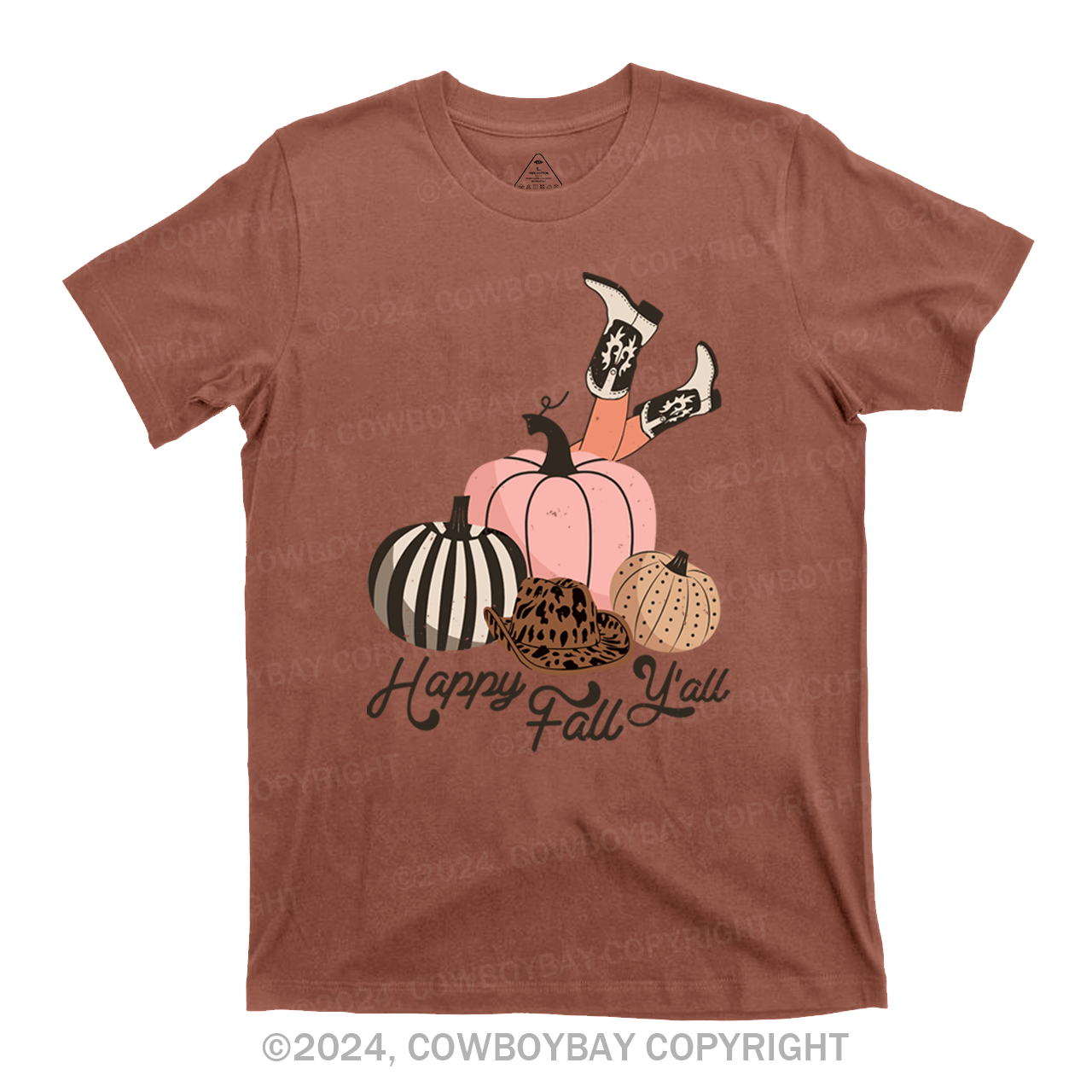 Happy Fall Y'all Cowgirl T-Shirts