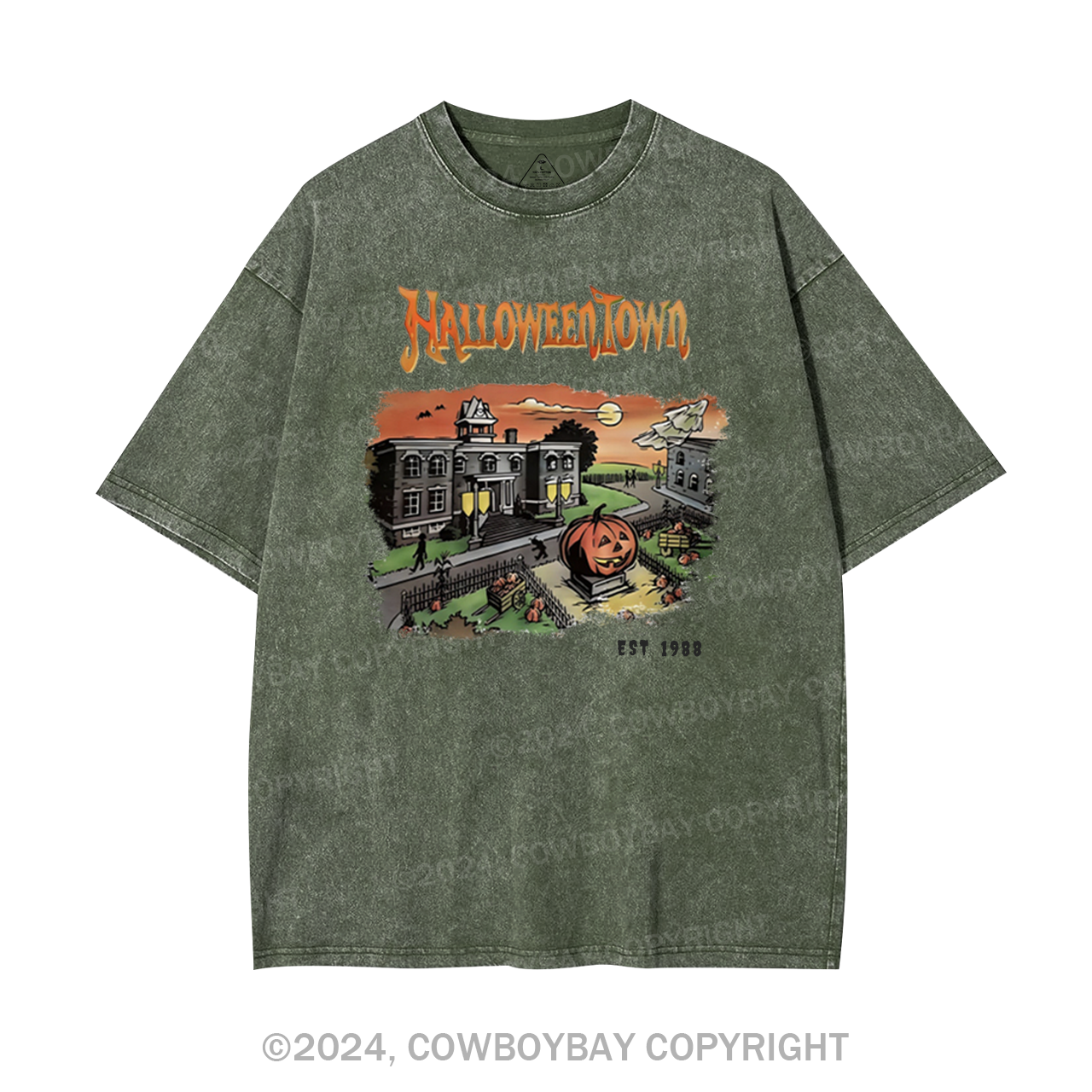 Halloween Town University Garment-dye Tees
