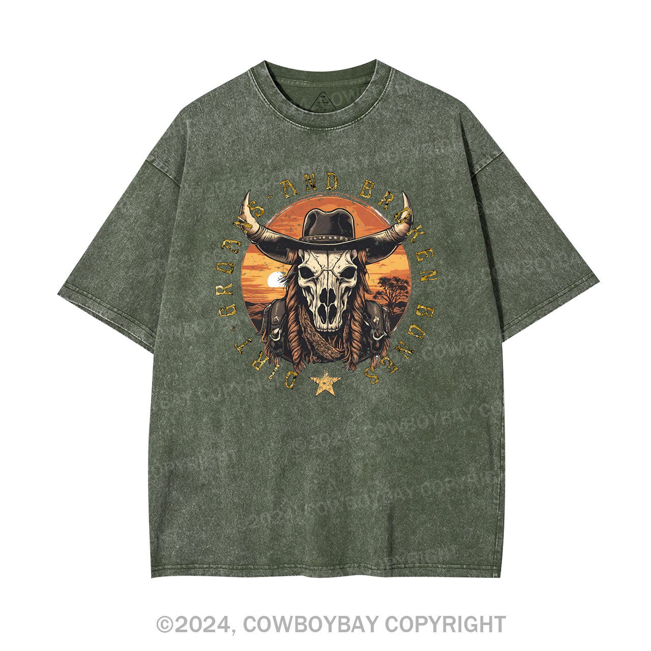 Longhorn Spirit Garment-dye Tees