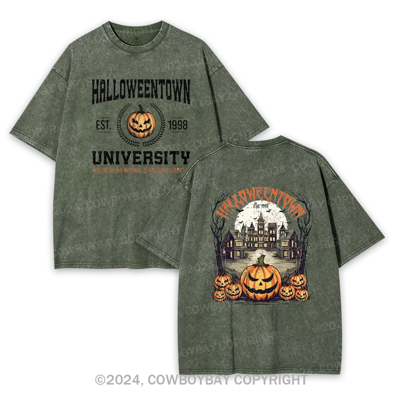 Halloweentown University Est.1998 Garment-dye Tees