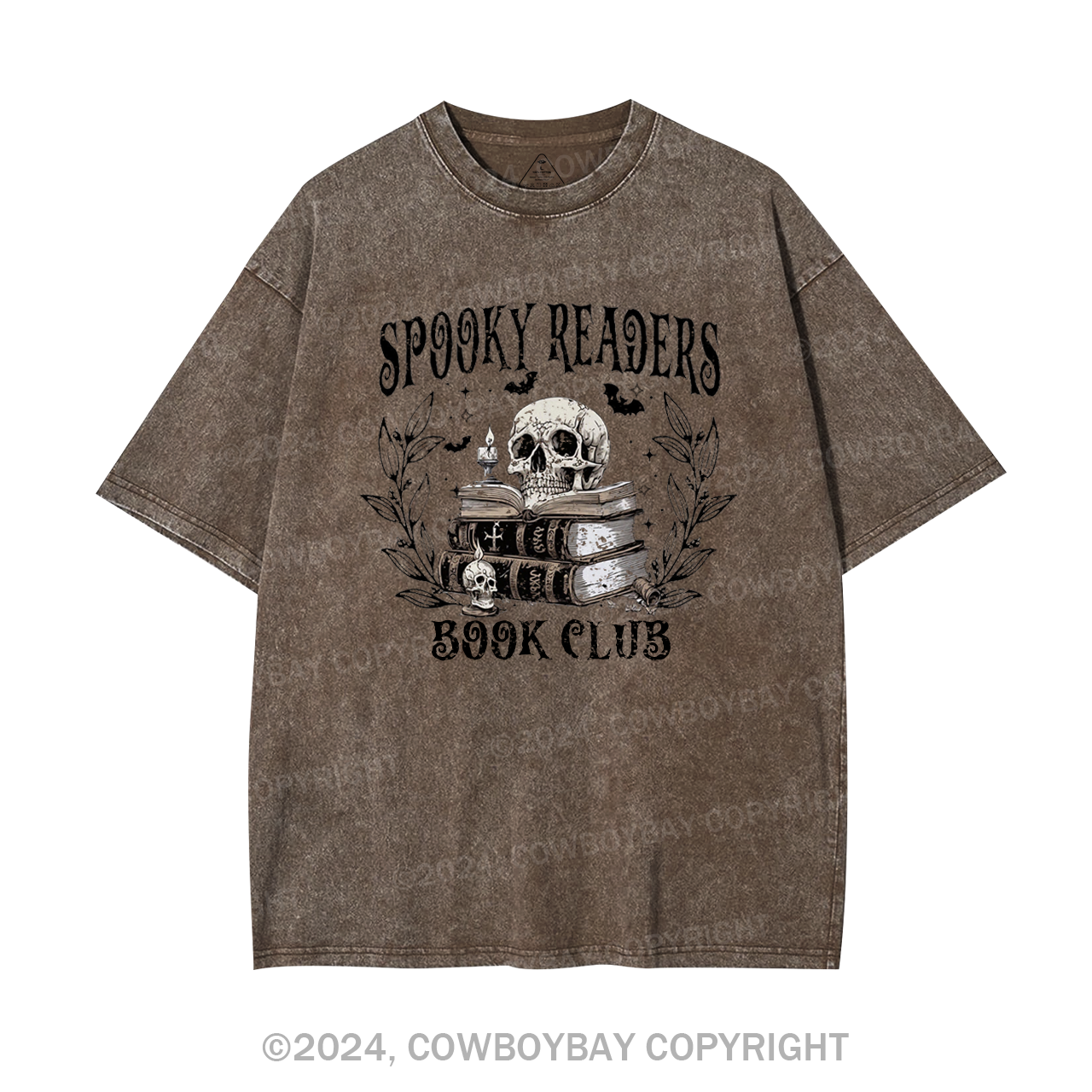 Spooky Readers Book Club Garment-dye Tees