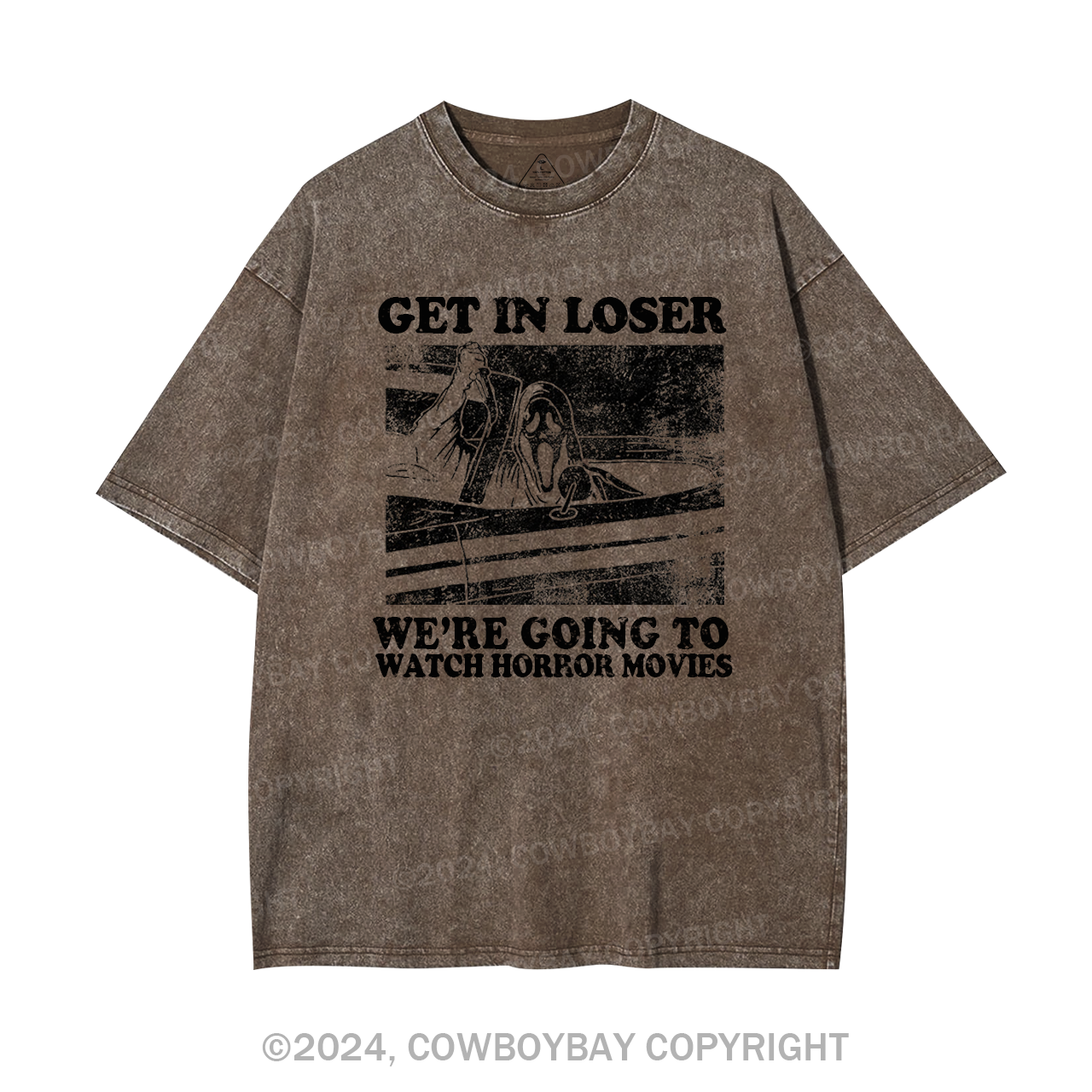 Get In Loser Halloween Garment-dye Tees