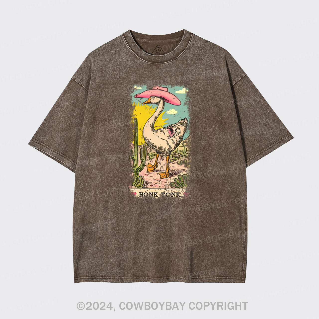 Honk Tonk Goose Tarot Garment-dye Tees