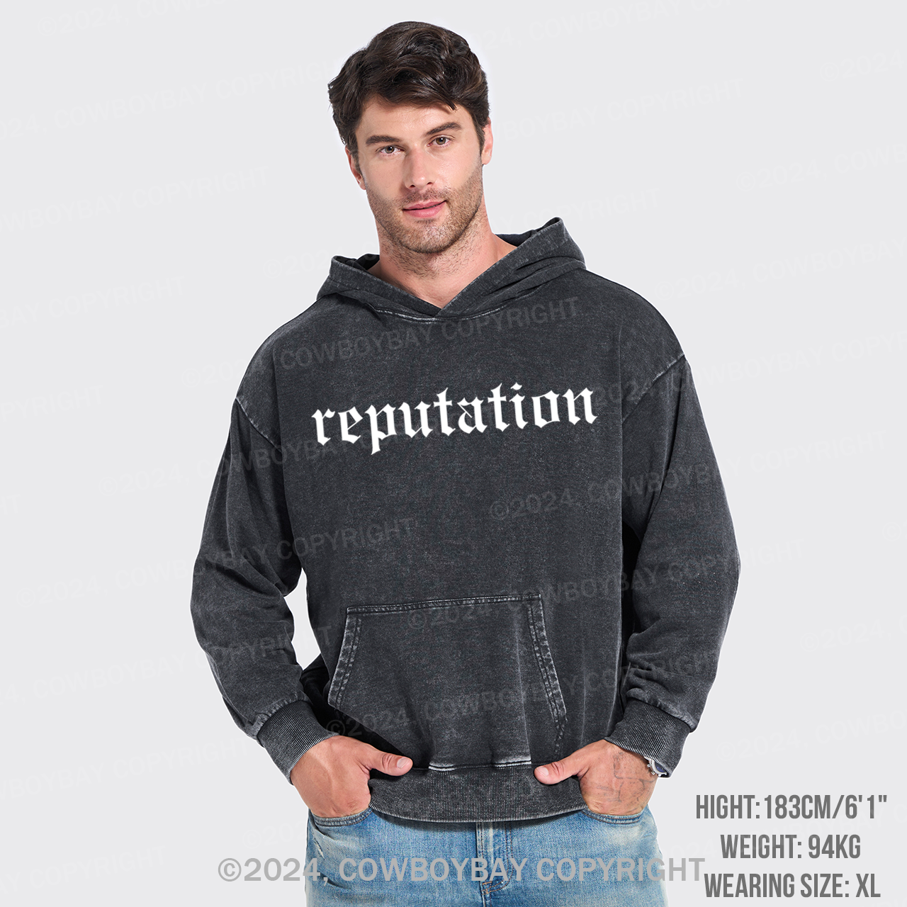 Reputation Garment-Dye Hoodies
