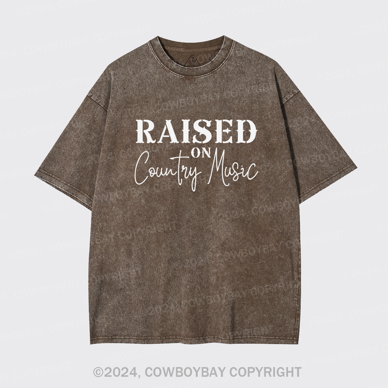 Raised on Country Music Garment-dye Tees