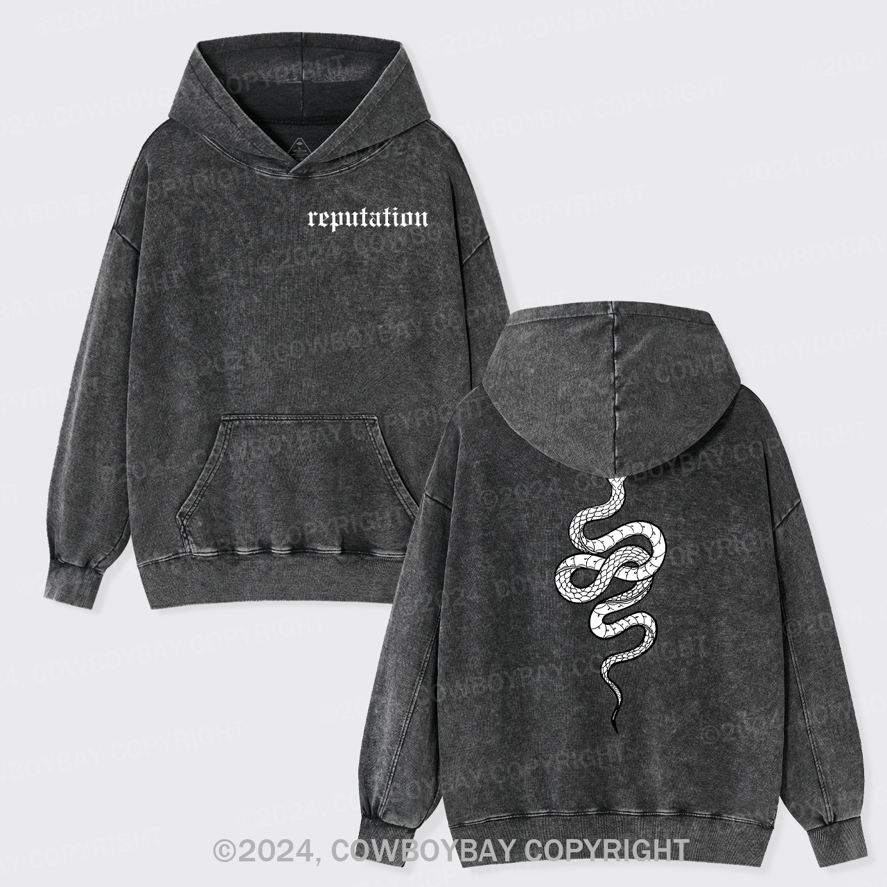Reputation Look What You Made Me Do Garment-Dye Hoodies