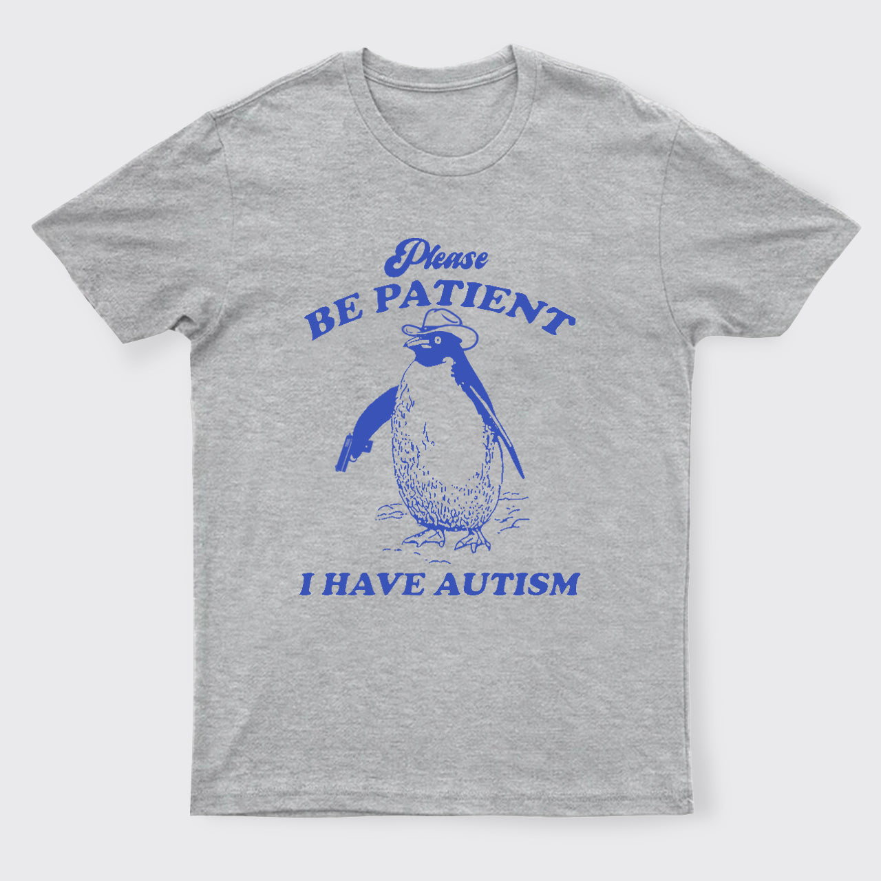 Retro Penguin-Please Be Patient T-Shirts