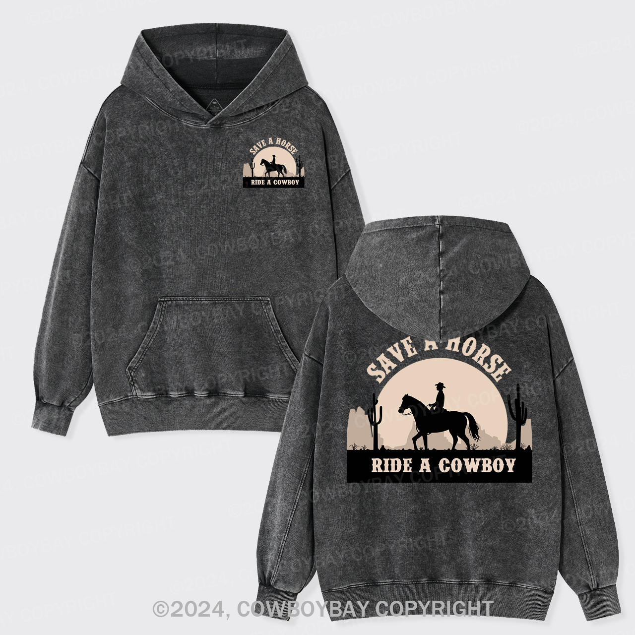 Save A Horse Ride A Cowboy Hoodies