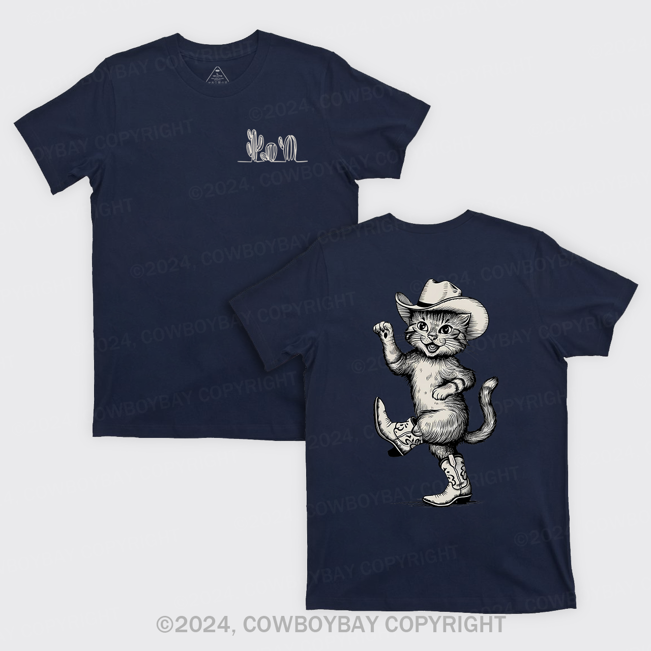Dancing Cowboy Cat T-Shirts