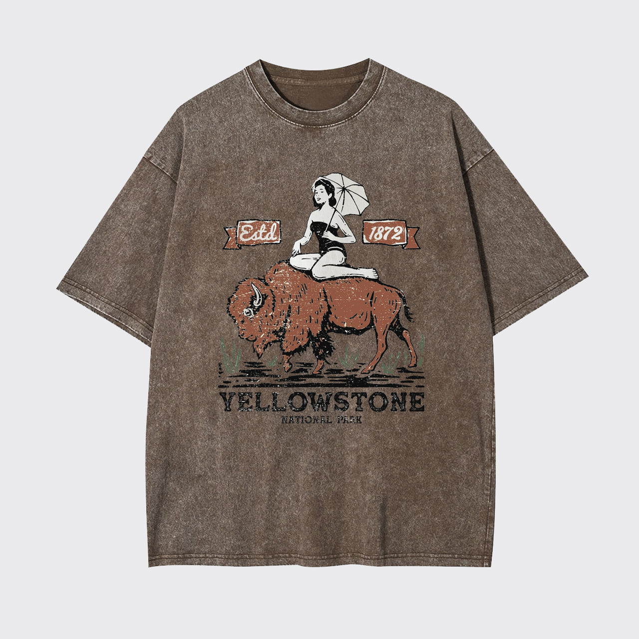 Vintage Yellowstone National Park Garment-dye Tees