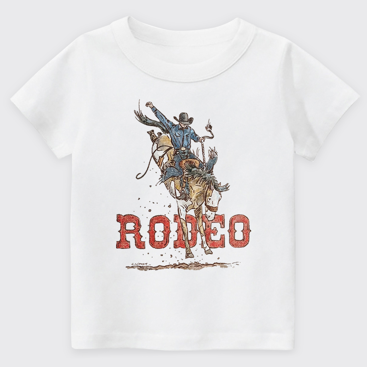 Rodeo Bronc Kids T-shirt