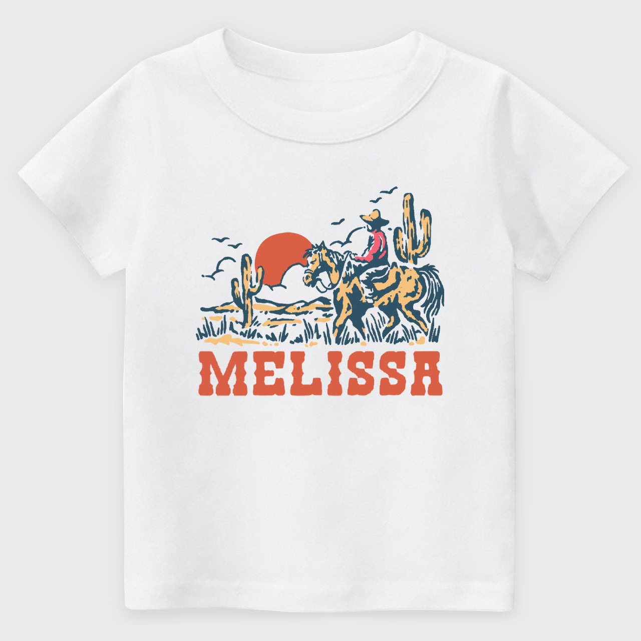 Personalized Cowgirl Kids T-shirt