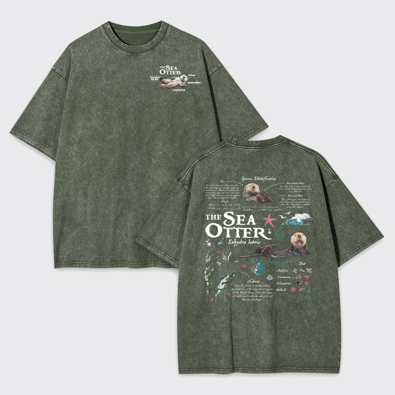 Vintage Animal Biology Garment-dye Tees