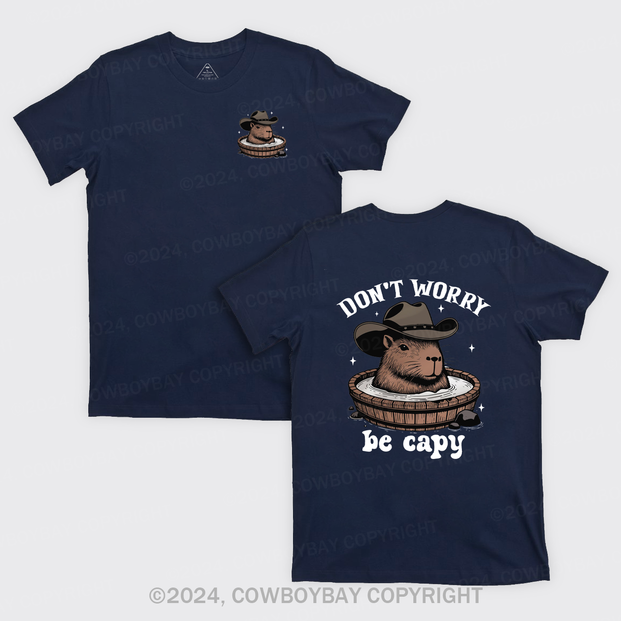 Don't Worry Be Capy T-Shirts