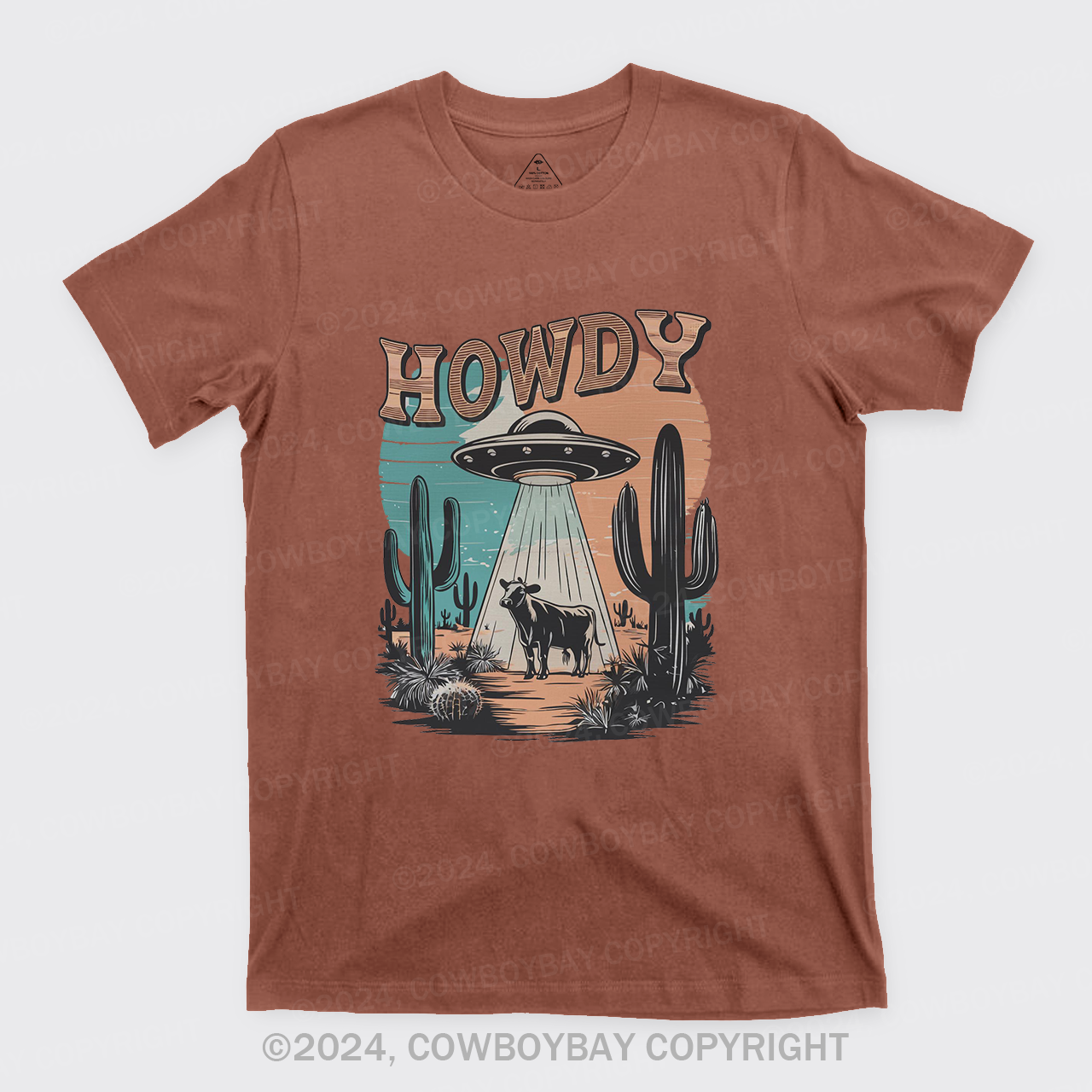 Western UFO,HOWDY T-Shirts