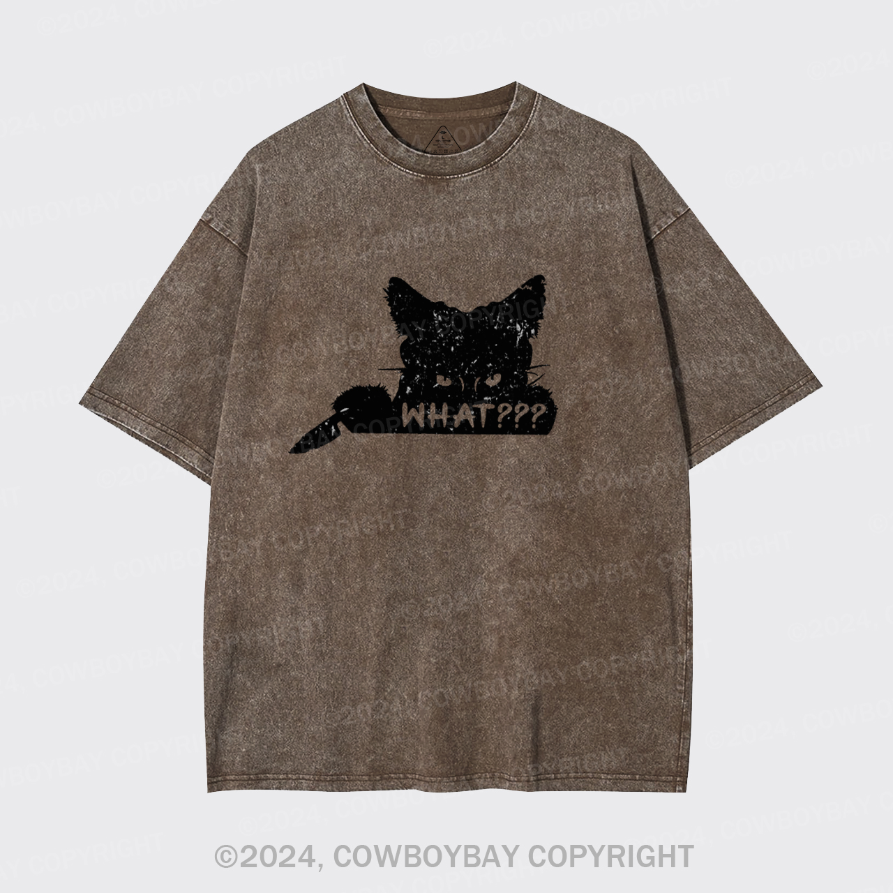 What??? Cat Halloween Garment-dye Tees