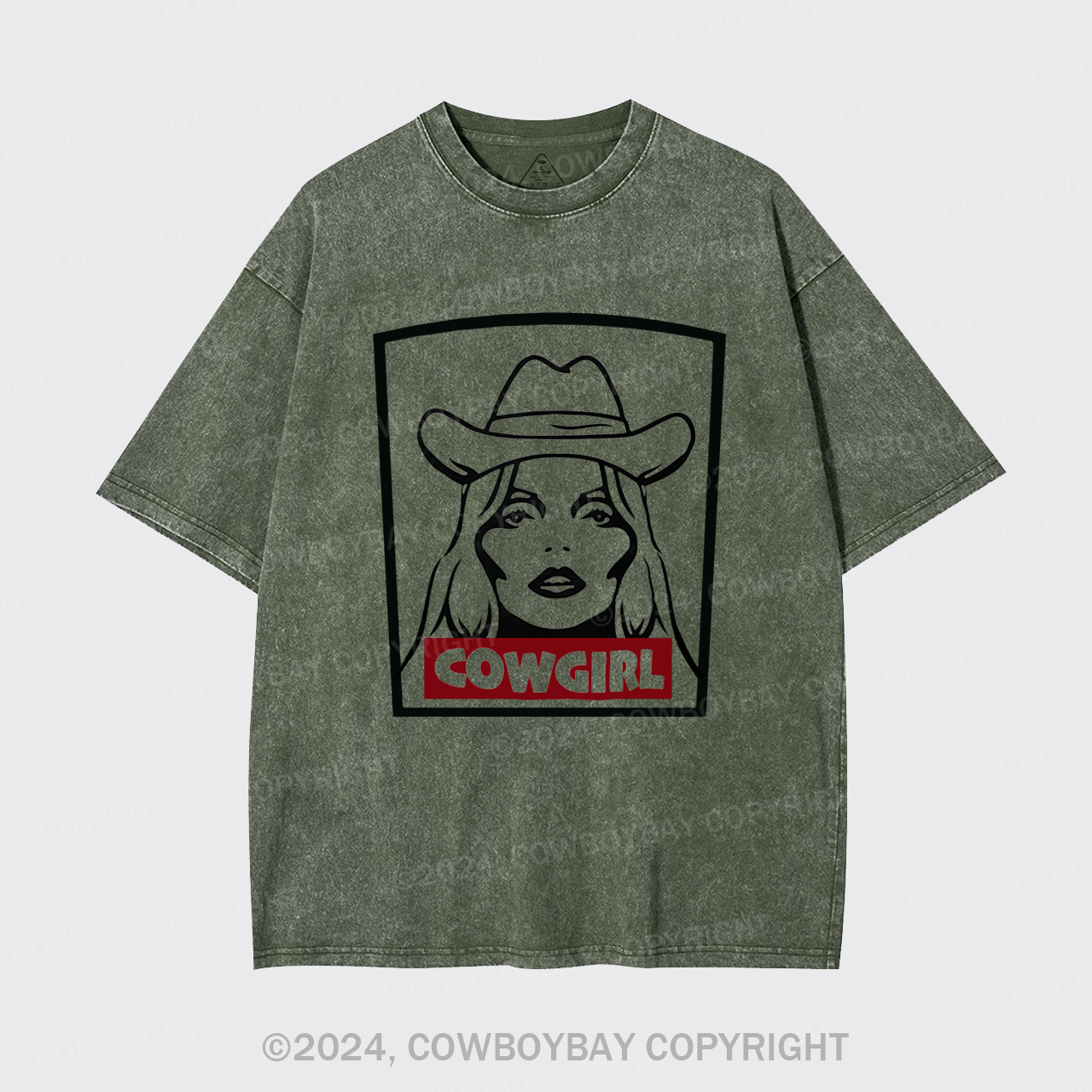 Cowgirl 90's Vintage Music Garment-dye Tees