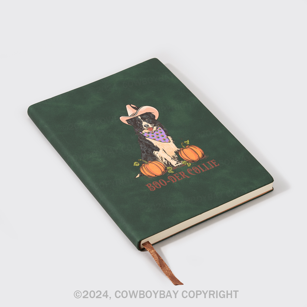 A5 Vintage Sheepbark Notebook-COLLIE,Good Boy