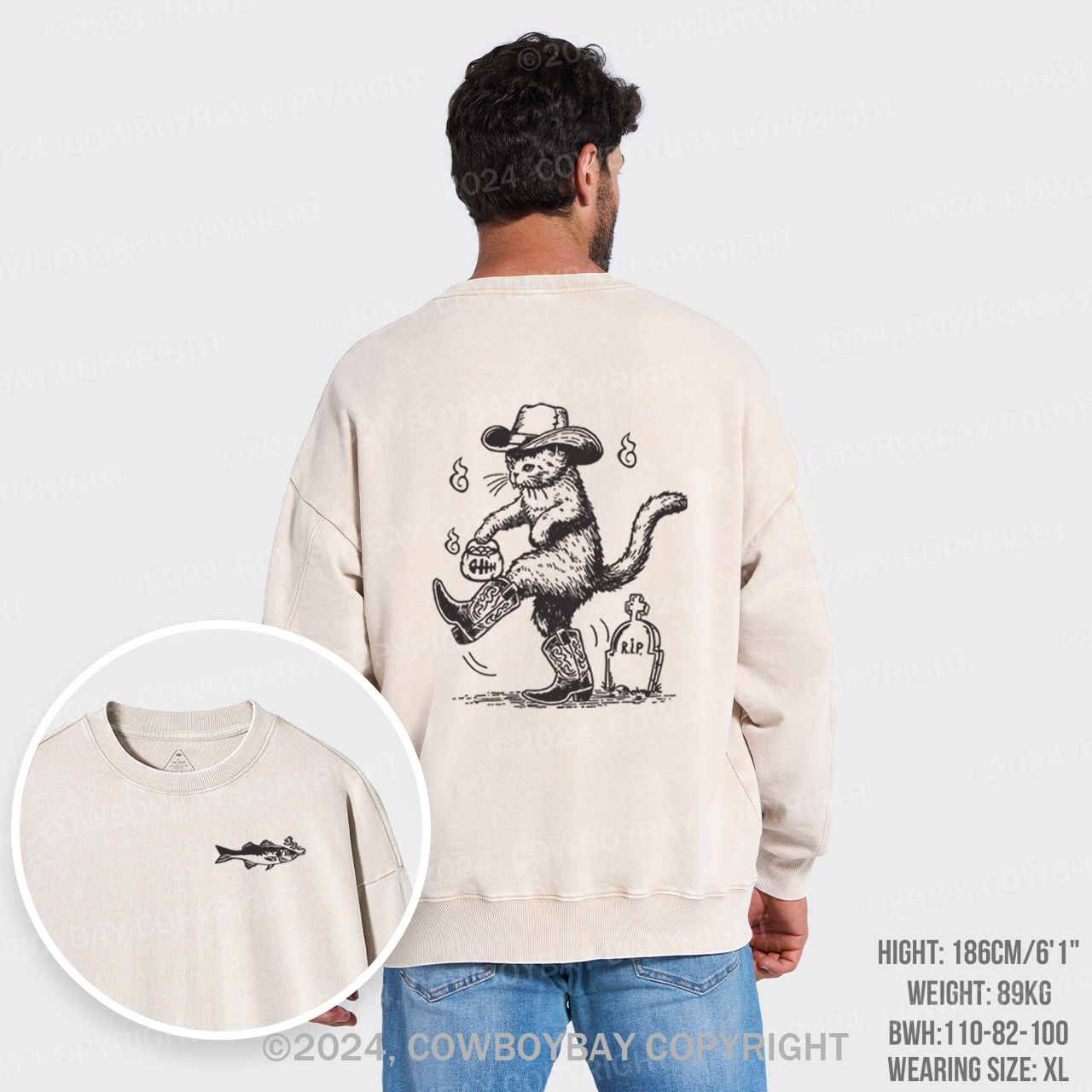 Are You Ready To Take My Grudge Washed Sweatshirts