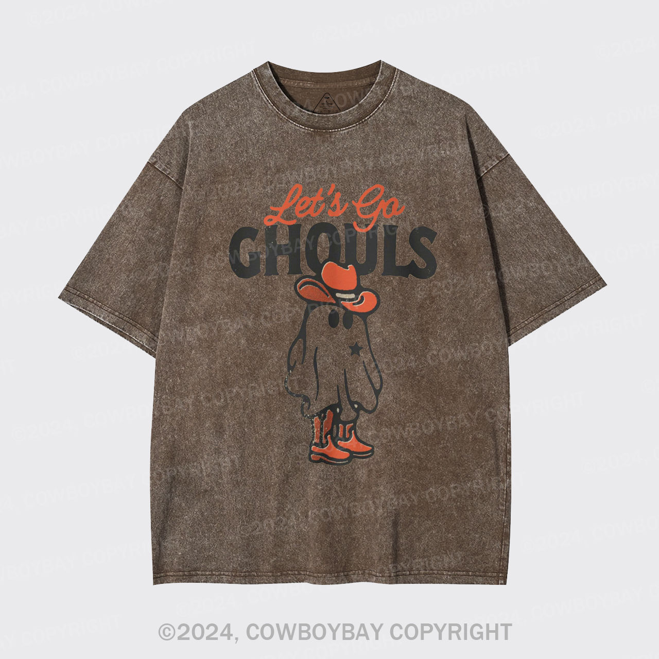 Let's Go Ghouls Crewneck Garment-dye Tees