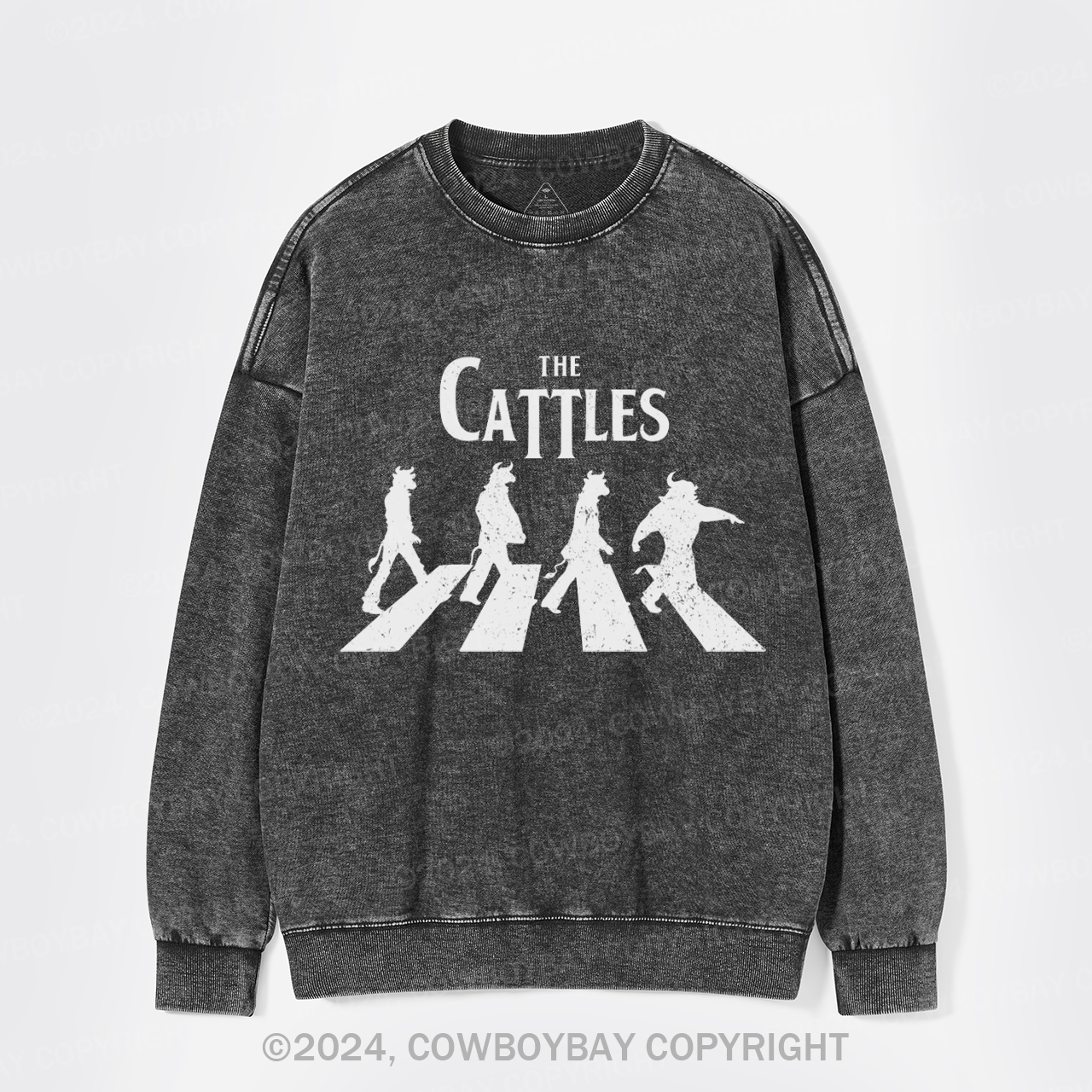 The Cattles Road Silhouette Washed Sweatshirts