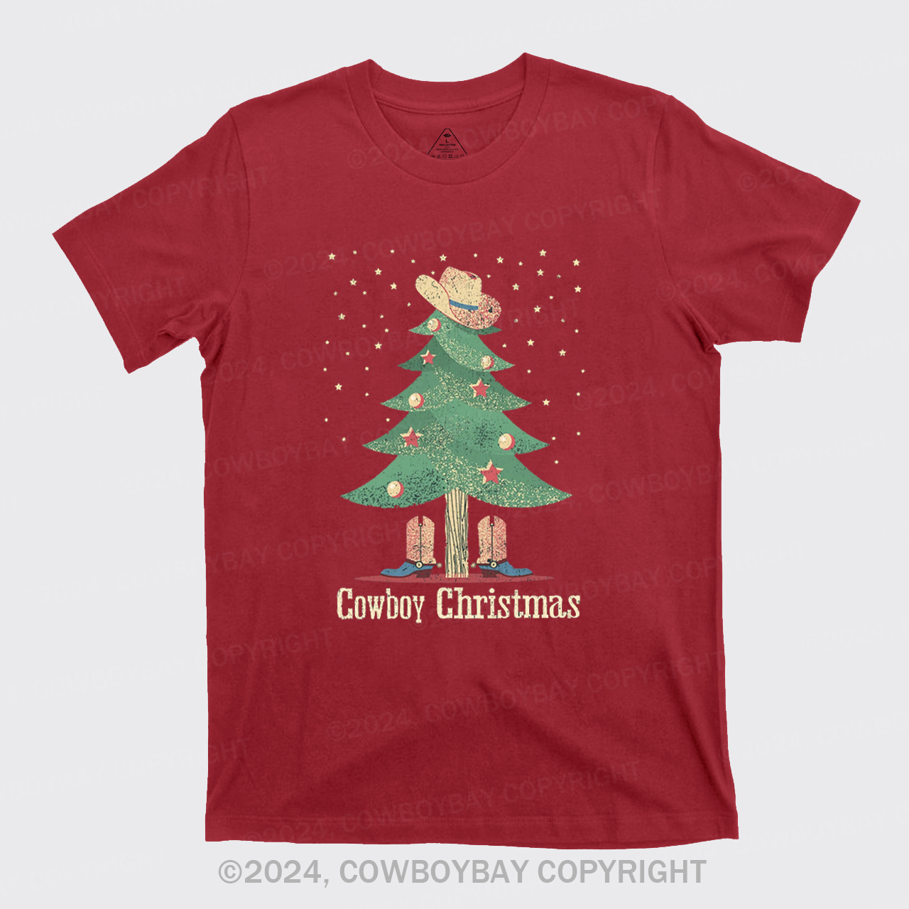 Cowboy Christmas Boots T-Shirts