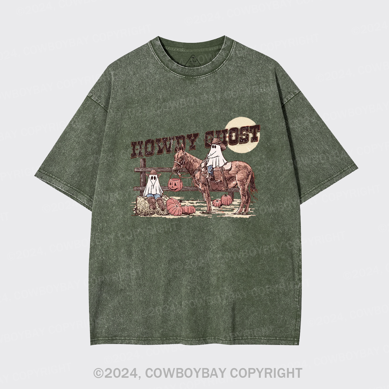 Howdy Ghost Garment-dye Tees