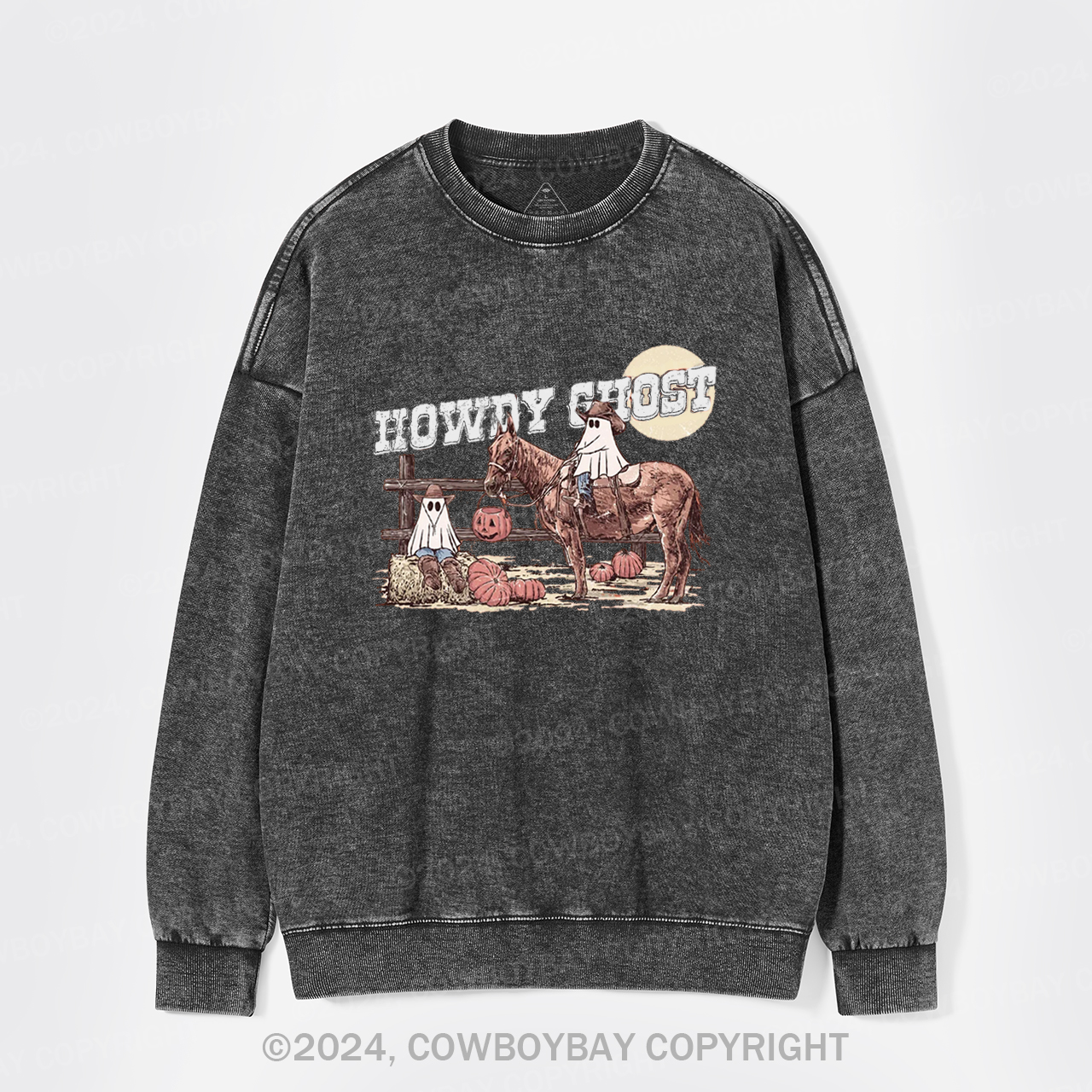 Howdy Ghost Washed Sweatshirts