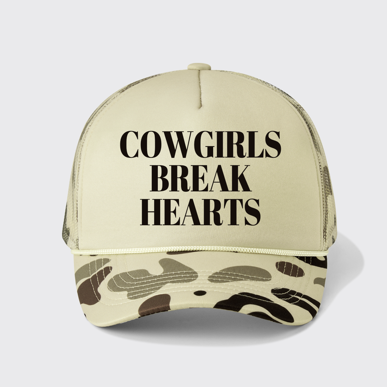 Cowgirls Break Hearts Trucker Hat