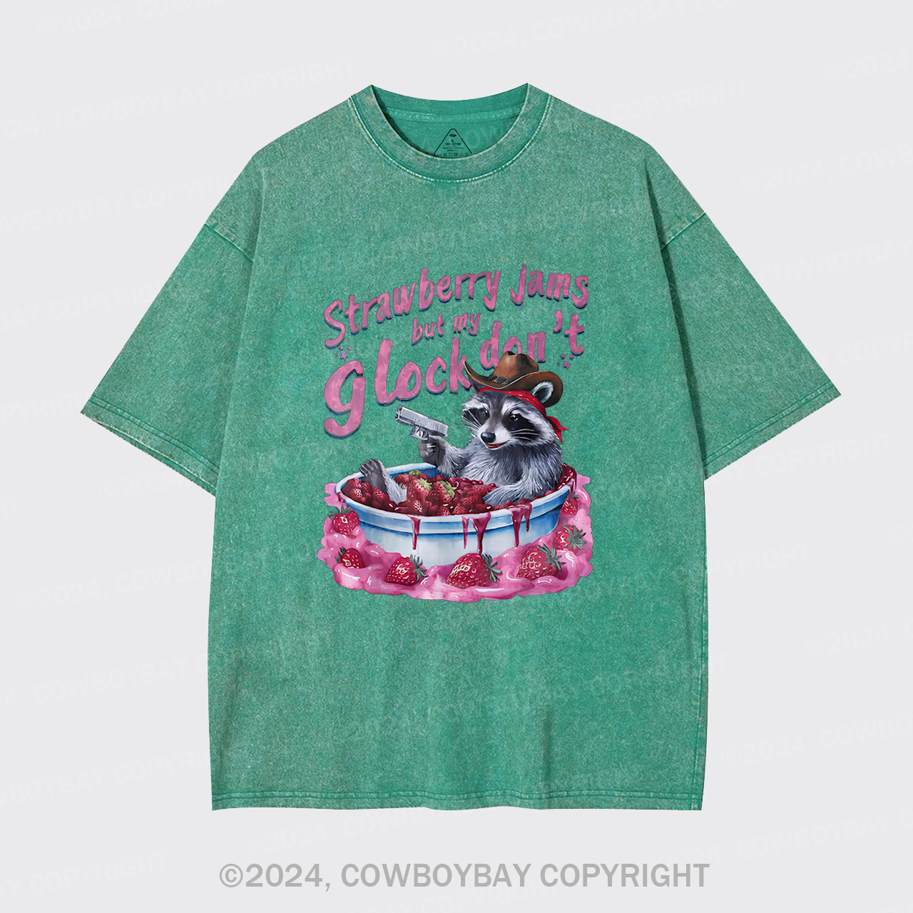 Let's Soak In The Strawberry Bath Garment-dye Tees