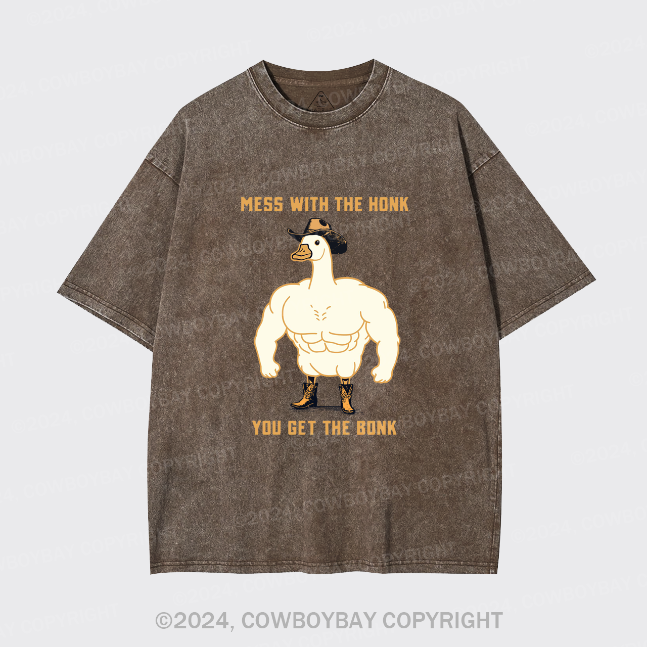 Mess with the Honk You Get the Bonk Garment-dye Tees