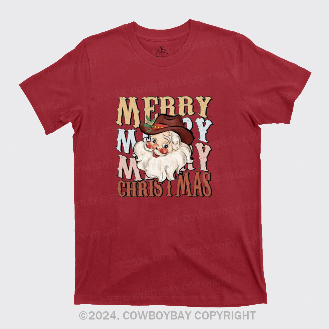Merry Santa Cowboy T-Shirts