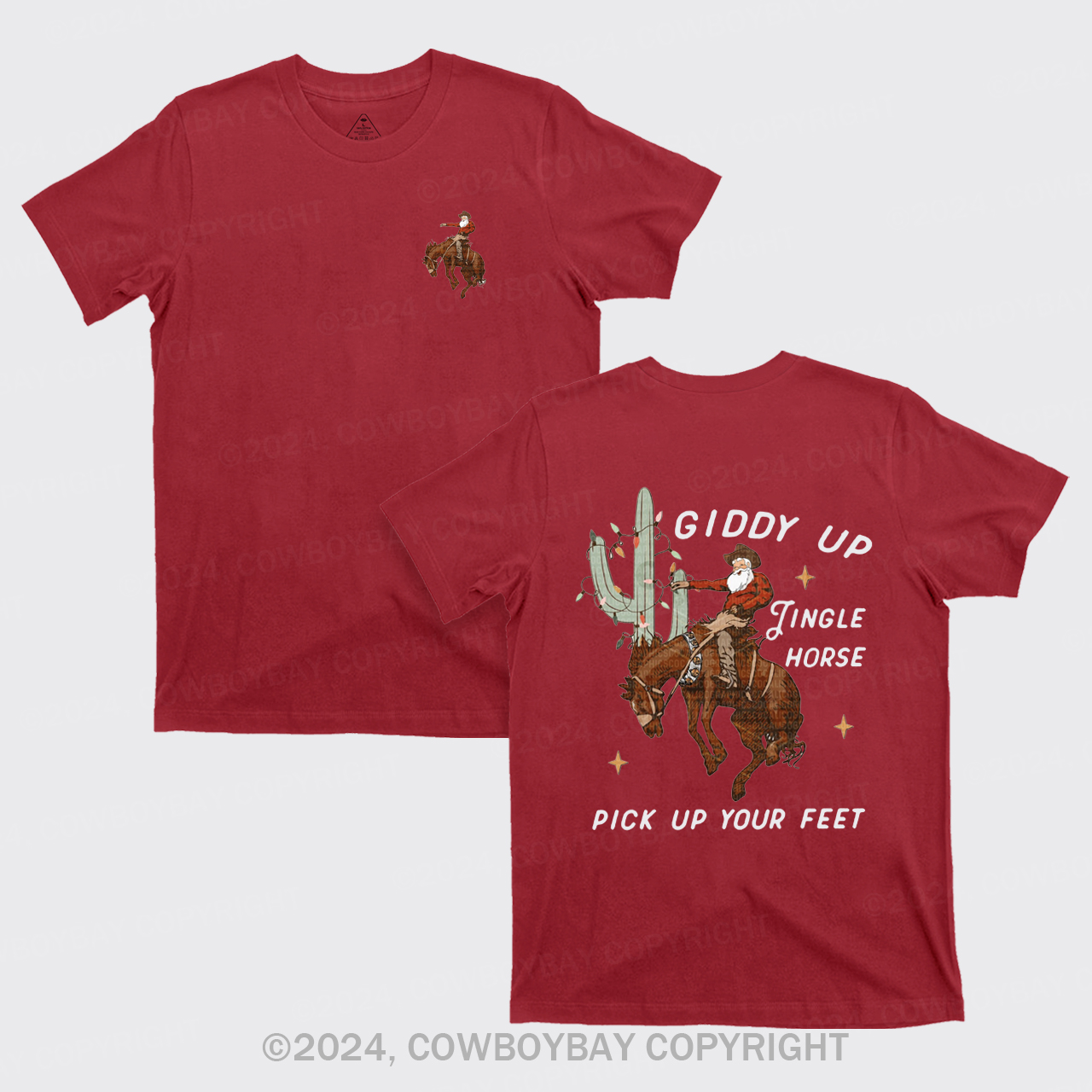 Giddy Up Jingle Horse Christmas T-Shirts