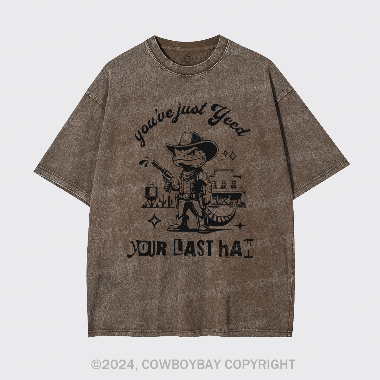 Your Last Haw Cowboy Frog Garment-dye Tees