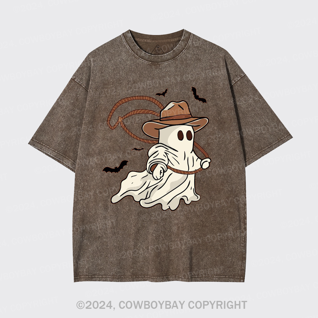 Ghost Cowboy Lasso Garment-dye Tees