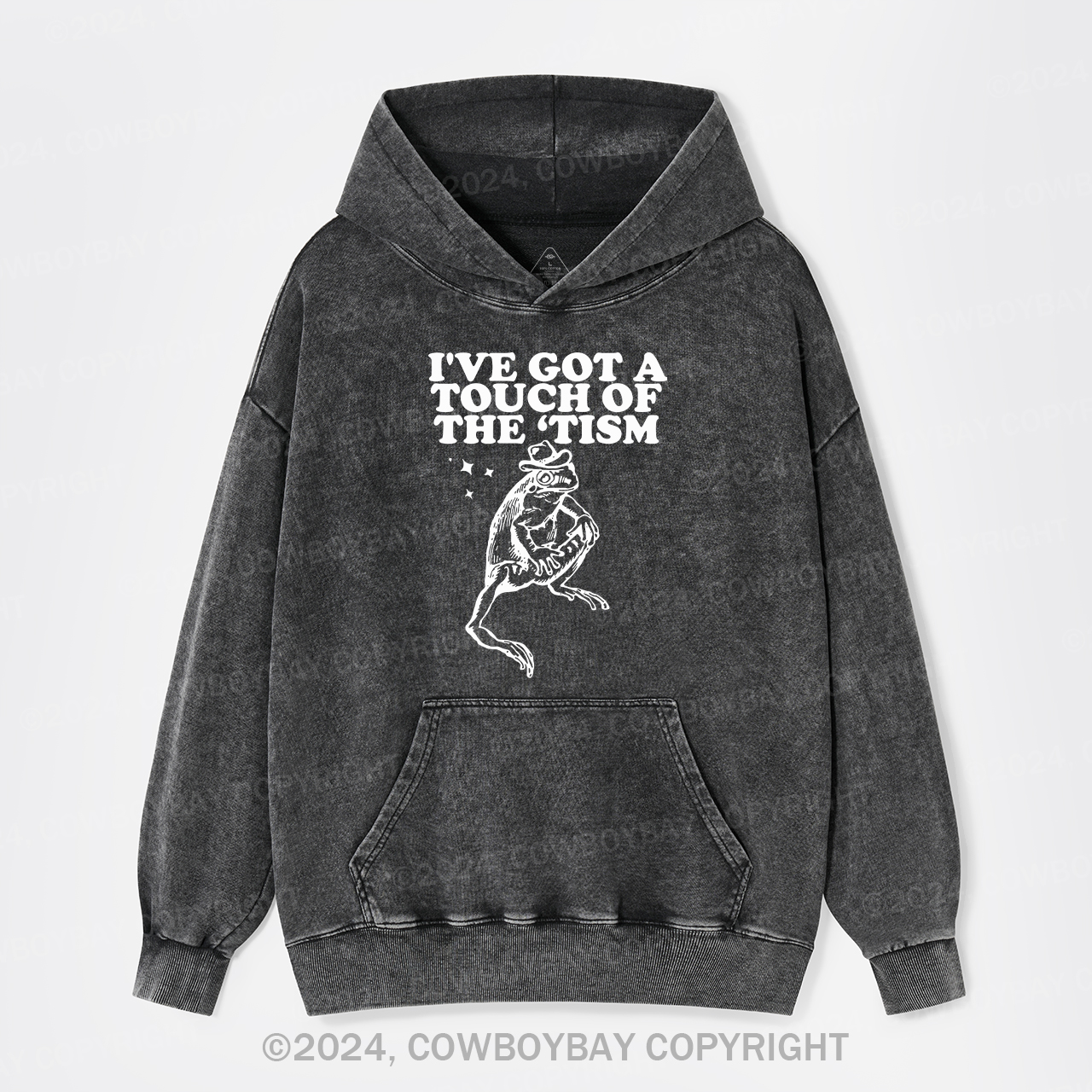 I've Got A Touch Of The Tism Garment-Dye Hoodies