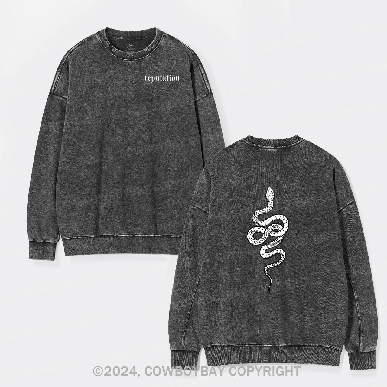 Reputation Look What You Made Me Do Washed Sweatshirts