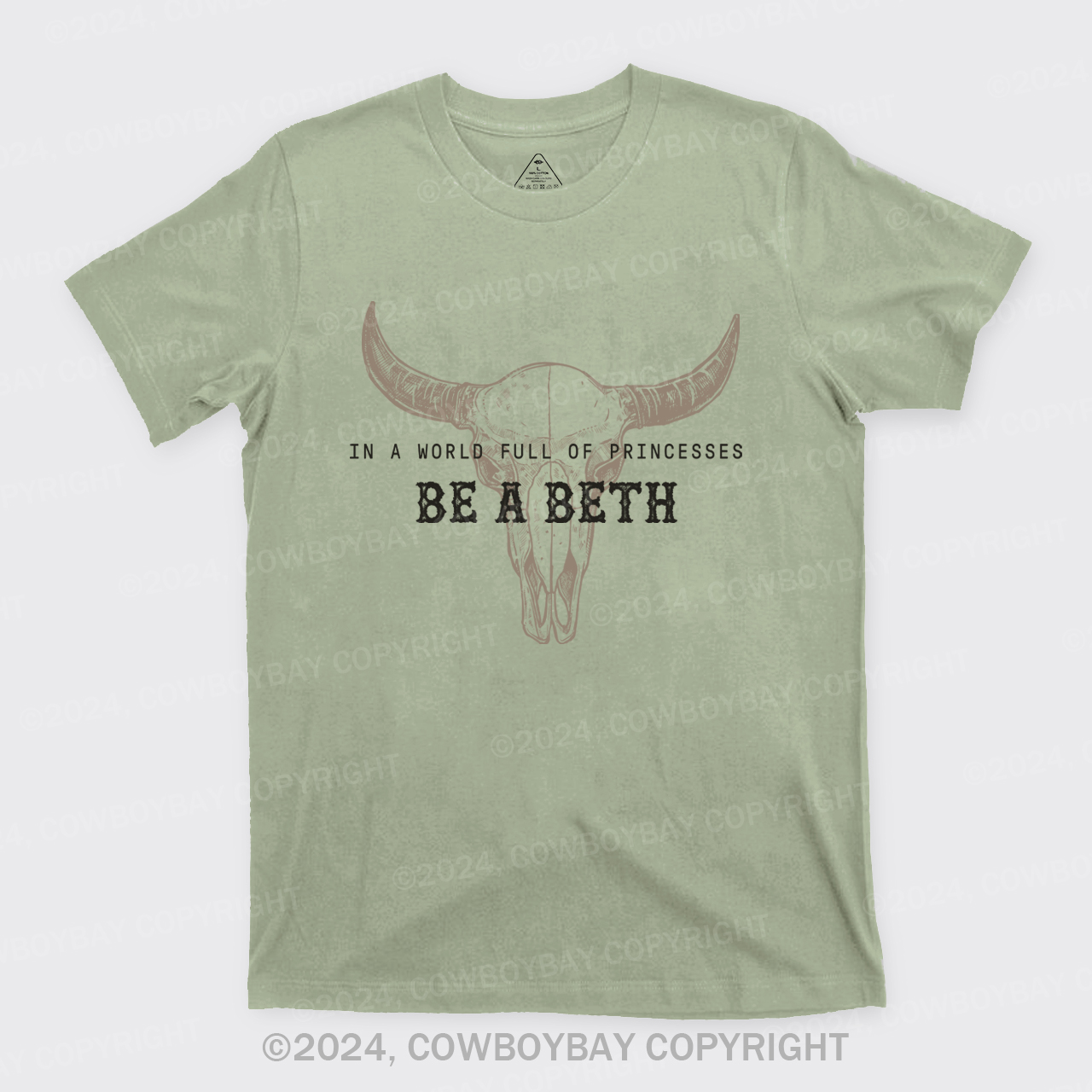 Cowboybay,Boho Cow Skull T-Shirts